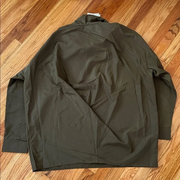 Tibi Italian Sporty Nylon Cowl Neck Top - Picture 4 of 13